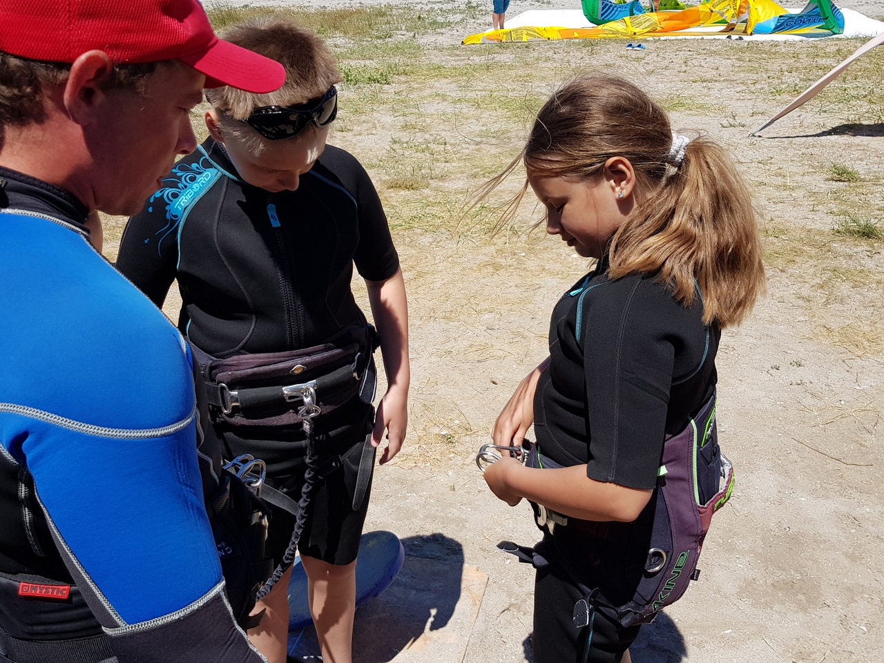 Занятие на кайте с детьми