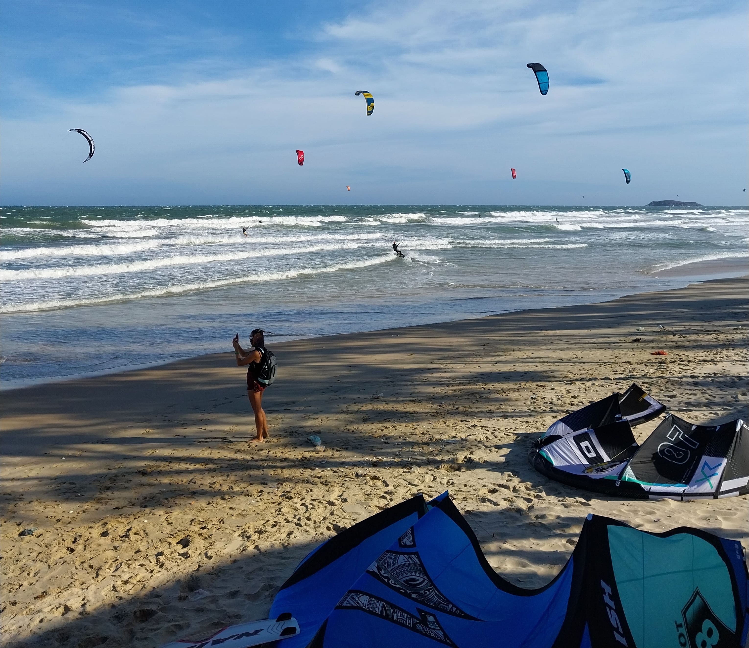 Kite School on Malibu Beach Muine
