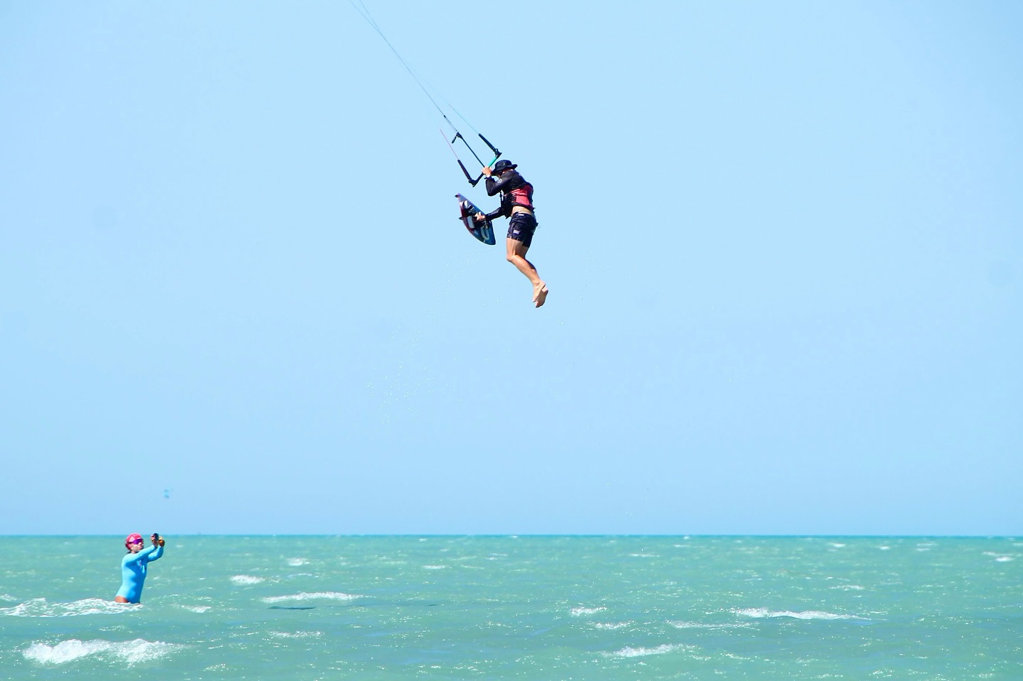 Jump with kite